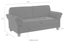 HOME AFFAIRE 3-Sitzer Sofa Borkum Braun Landhaus-Stil Bild 4