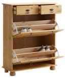 OTTO HOME Finca Schuhkommode Massivholz Beige Bild 3