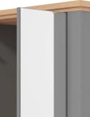 HOME AFFAIRE Garderobenschrank Valencia Grau mat mit Spiegel Bild 4