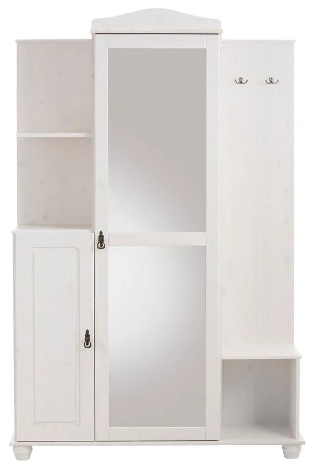OTTO HOME Kompaktgarderobe Finca Weiß Massivholz