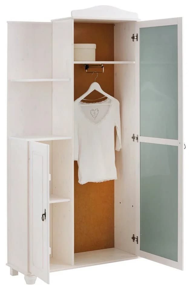 OTTO HOME Kompaktgarderobe Finca Weiß Massivholz - Bild 4