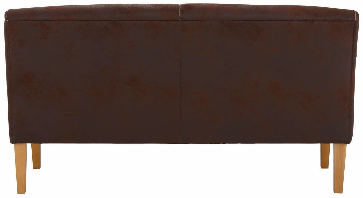 HOME AFFAIRE Küchensofa Malmö 3-sitzig Braun Microfaser - Bild 4