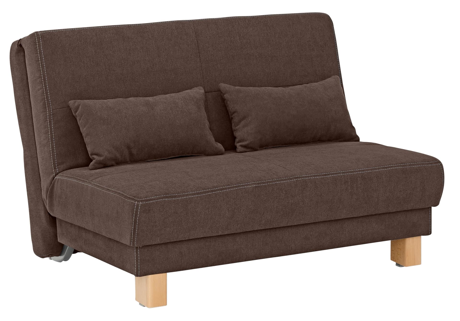 HOME AFFAIRE Schlafsofa Gina Braun Chenille