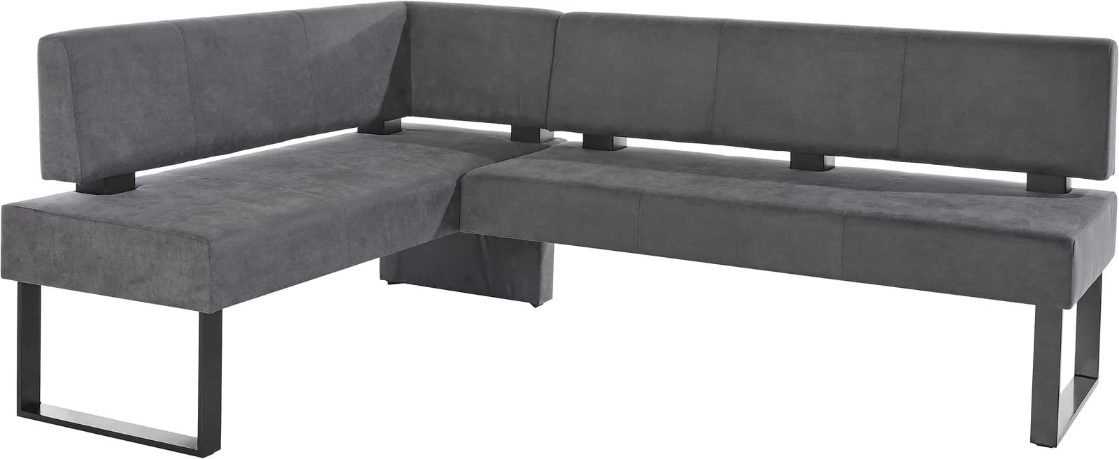 OTTO HOME Eckbank Oliver grau mit Metallgestell
