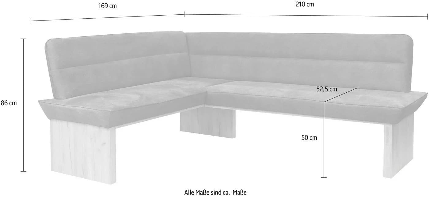 OTTO HOME Eckbank Beluna Polsterbank Sitzecke Braun Beige - Bild 4