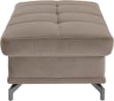 OTTO HOME Polsterhocker Costello Beige Samtoptik Bild 4