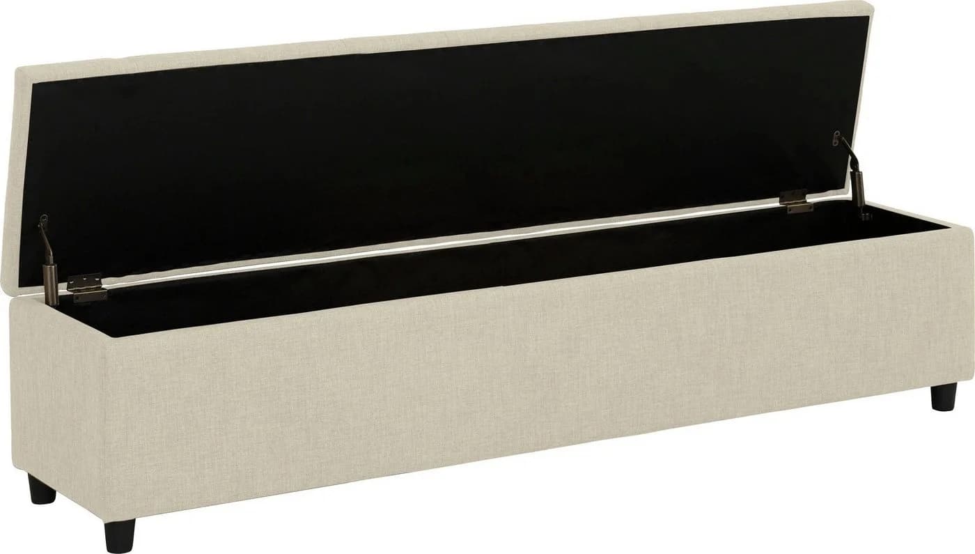 HOME AFFAIRE Polsterbank Goronna Beige Creme mit Stauraum - Bild 4