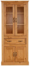 OTTO HOME Vitrine Selma Landhausstil Beige Natur Gebeizt Bild 1