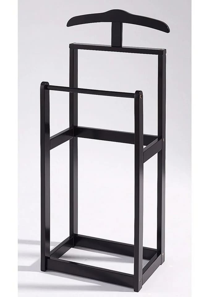 Herrendiener OTTO HOME Trend Schwarz Massivholz - Bild 2