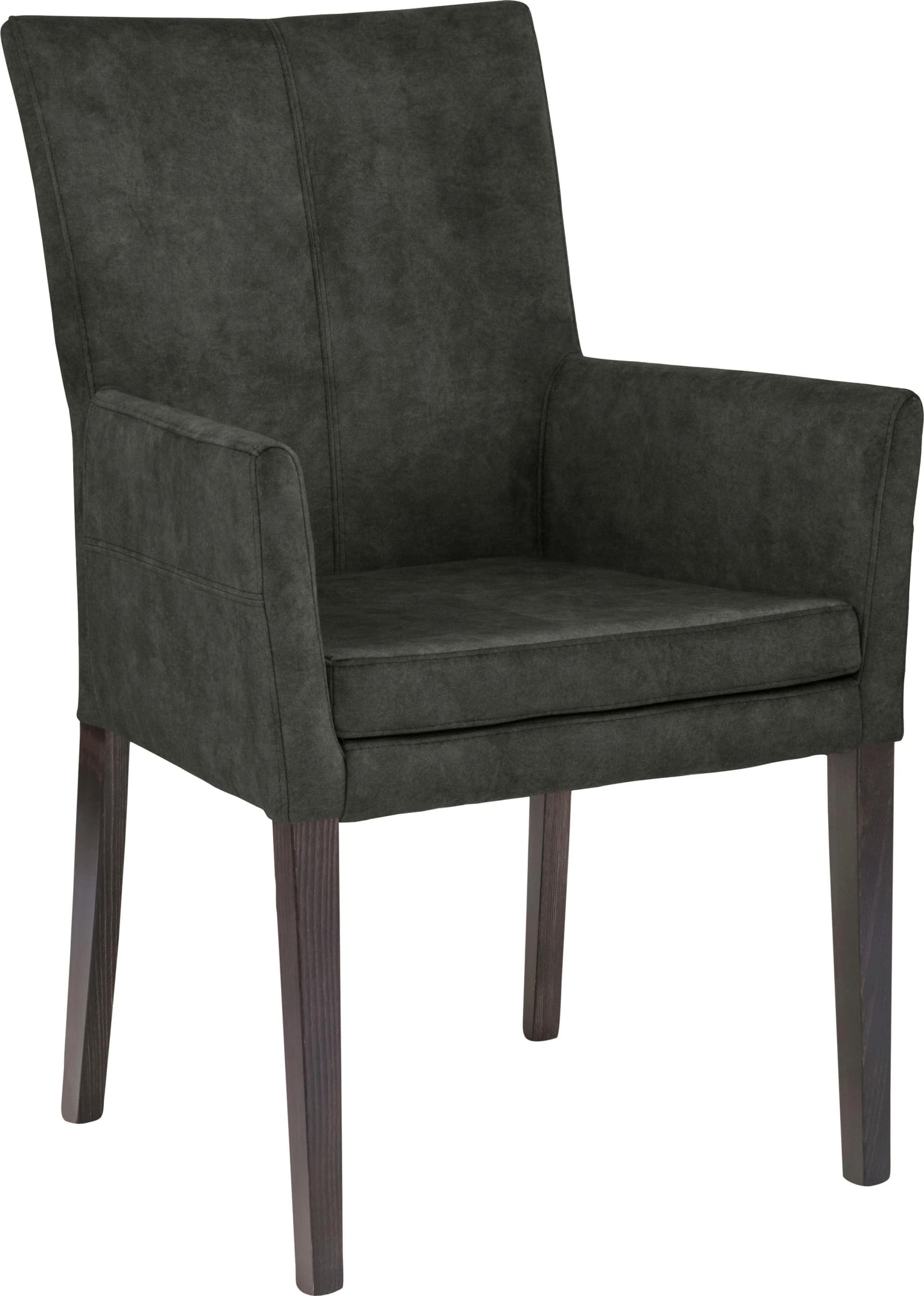 Home Affaire Armlehnstuhl Aspen Grün Wenge Massivholz