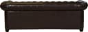 HOME AFFAIRE Chesterfield-Sofa Rysum Dunkelbraun Kunstleder Bild 4