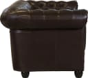 HOME AFFAIRE Chesterfield-Sofa Rysum Dunkelbraun Kunstleder Bild 5