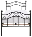 HOME AFFAIRE Metallbett Schwarz mit Verzierungen Bild 3