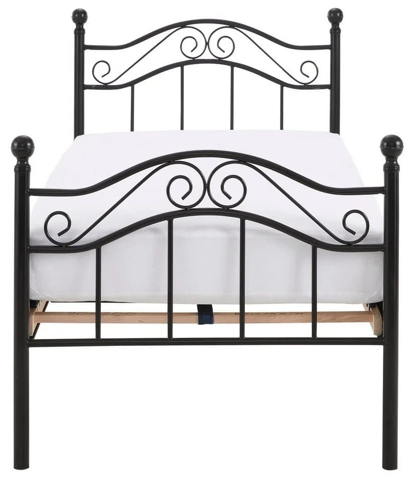 HOME AFFAIRE Metallbett Schwarz mit Verzierungen - Bild 3