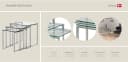 ACTONA GROUP Katrine Beistelltisch-Set 3-tlg. Glas Chrom Modern Bild 3