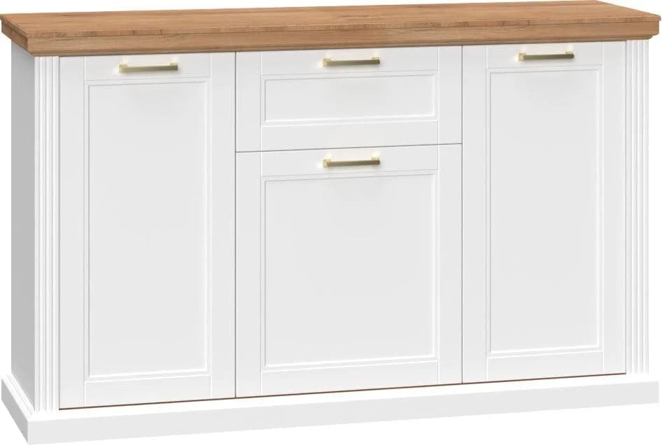 OTTO HOME Kombikommode Tara Weiß Matt Landhausstil Sideboard