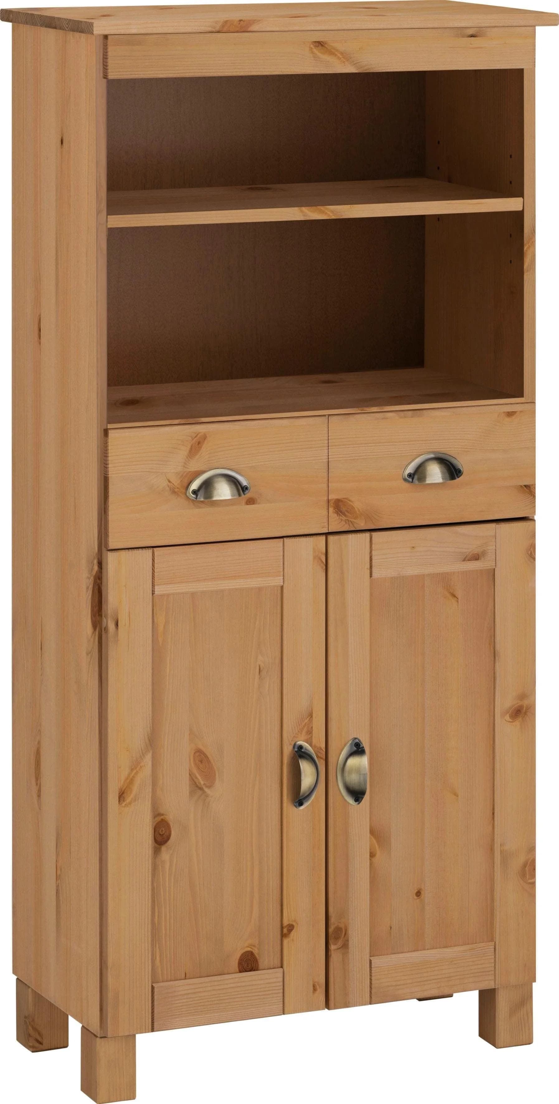Midischrank HOME AFFAIRE Oslo Massivholz Beige