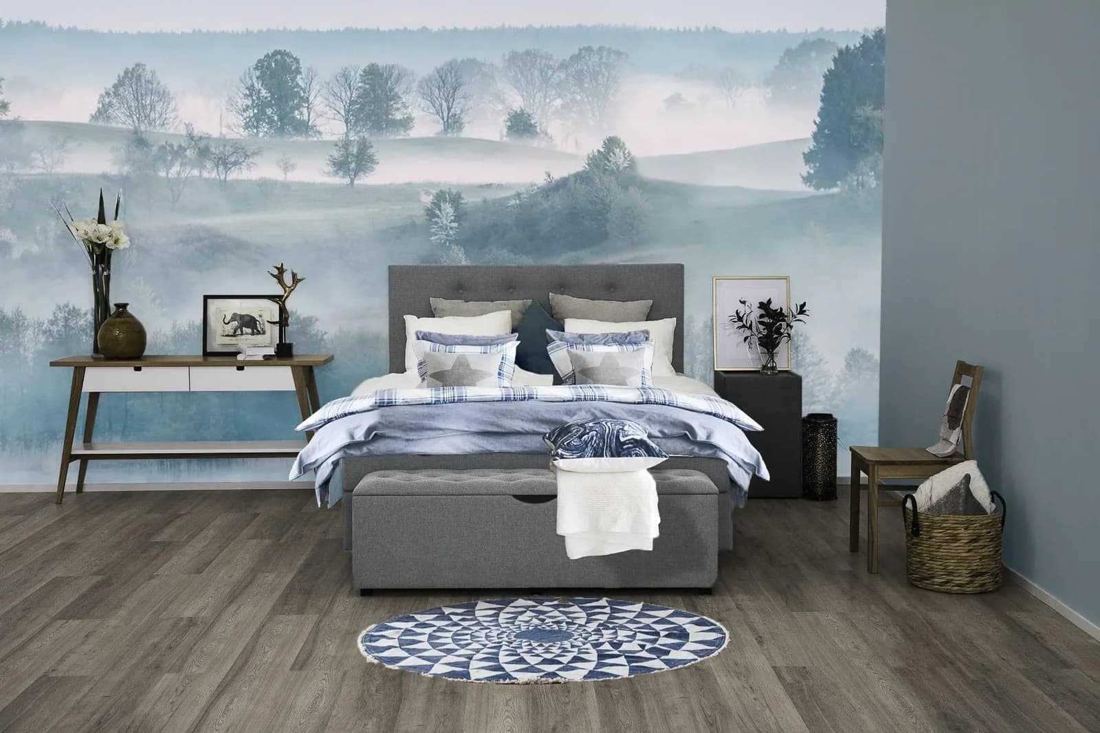 Boxspringbett HOME AFFAIRE Nordica 180x200 Kaltschaum-Topper