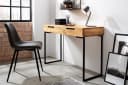 Schreibtisch HOME AFFAIRE Eichenholz mit 2 Schubladen Bild 1