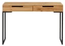 Schreibtisch HOME AFFAIRE Eichenholz mit 2 Schubladen Bild 5