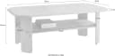 OTTO HOME Jayden 1 Couchtisch Beige Massivholz Landhausstil Bild 5