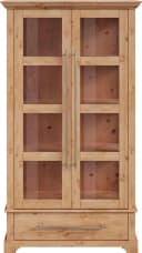 OTTO HOME Vitrine Melissa Kiefer massiv Beige Glastüren Bild 4