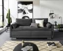 Schlafsofa OTTO HOME Berlin Grau Microfaser mit Boxspringaufbau Bild 2