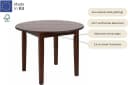 Esstisch OTTO HOME Danuta Braun Massivholz Rund Bild 4