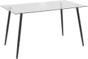 OTTO HOME Glastisch Danny Modern Glas Schwarz 140cm Bild 1
