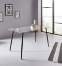 OTTO HOME Glastisch Danny Modern Glas Schwarz 140cm Bild 3