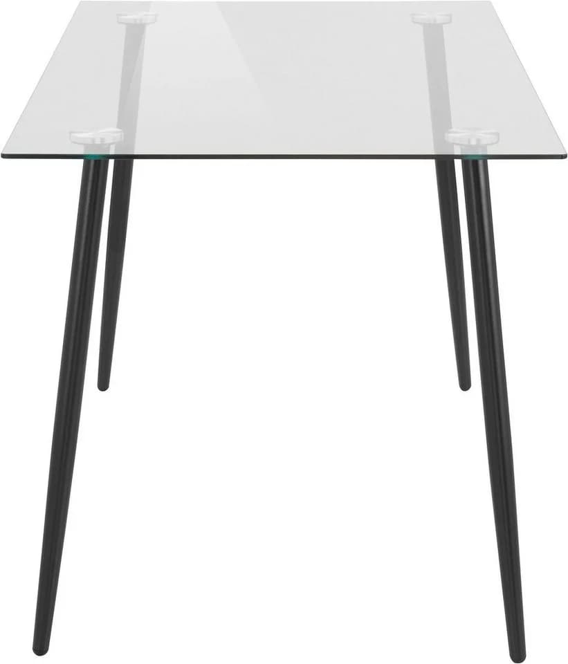 OTTO HOME Glastisch Danny Modern Glas Schwarz 140cm - Bild 5