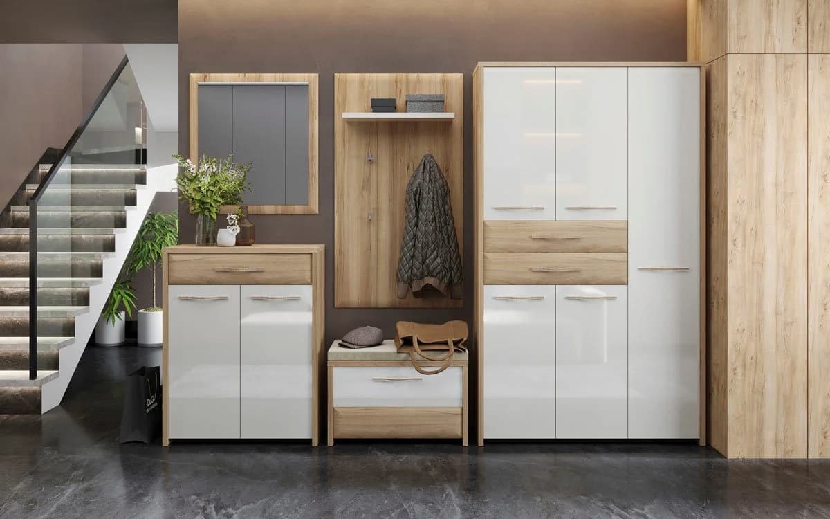 OTTO HOME Garderobenschrank Gala Beige Hochglanz Soft-Close - Bild 5