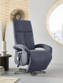 Sit & More TV-Sessel Tycoon Grau mit Kopfteilverstellung und Drehfunktion Bild 2