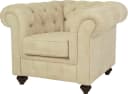 HOME AFFAIRE Sessel Duc Chesterfield Beige Samtoptik Bild 1