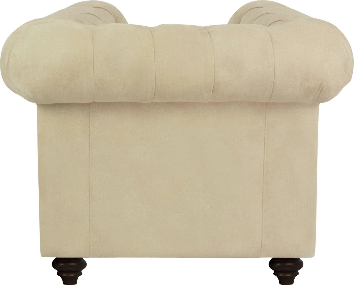 HOME AFFAIRE Sessel Duc Chesterfield Beige Samtoptik - Bild 4