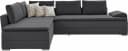 HOME AFFAIRE Ecksofa Night & Day L-Form mit Bettfunktion Anthrazit Bild 1