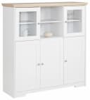 OTTO HOME Highboard Nanna Weiß Sonoma Eiche Bild 2
