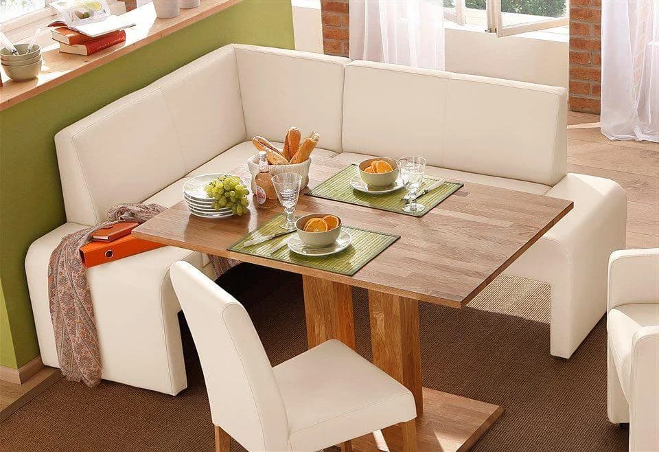 HOME AFFAIRE Eckbank Bologna Beige Kunstleder