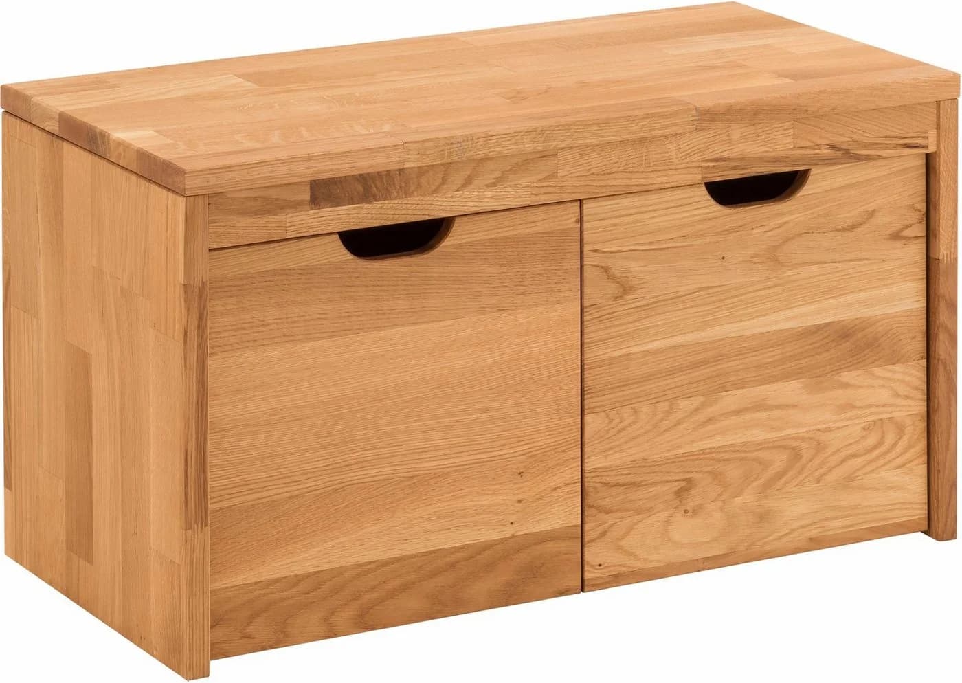 HOME AFFAIRE Dura Schuhbank Wildeiche Massivholz mit Schubladen - Bild 4