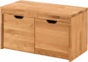 HOME AFFAIRE Dura Schuhbank Wildeiche Massivholz mit Schubladen Bild 5