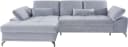 OTTO HOME Costello Ecksofa L-Form hellgrau mit Sitztiefenverstellung Bild 1