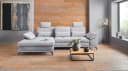 OTTO HOME Costello Ecksofa L-Form hellgrau mit Sitztiefenverstellung Bild 3