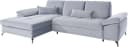 OTTO HOME Costello Ecksofa L-Form hellgrau mit Sitztiefenverstellung Bild 4