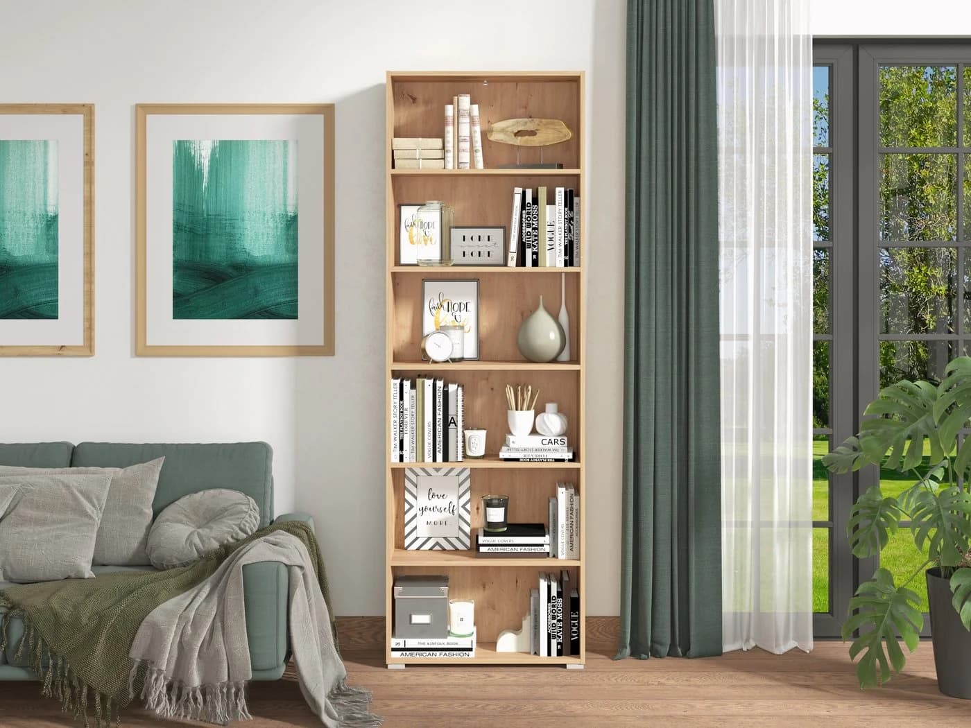 INOSIGN Aktenregal Tomar 6 Artisan Eiche 6 Böden - Bild 4