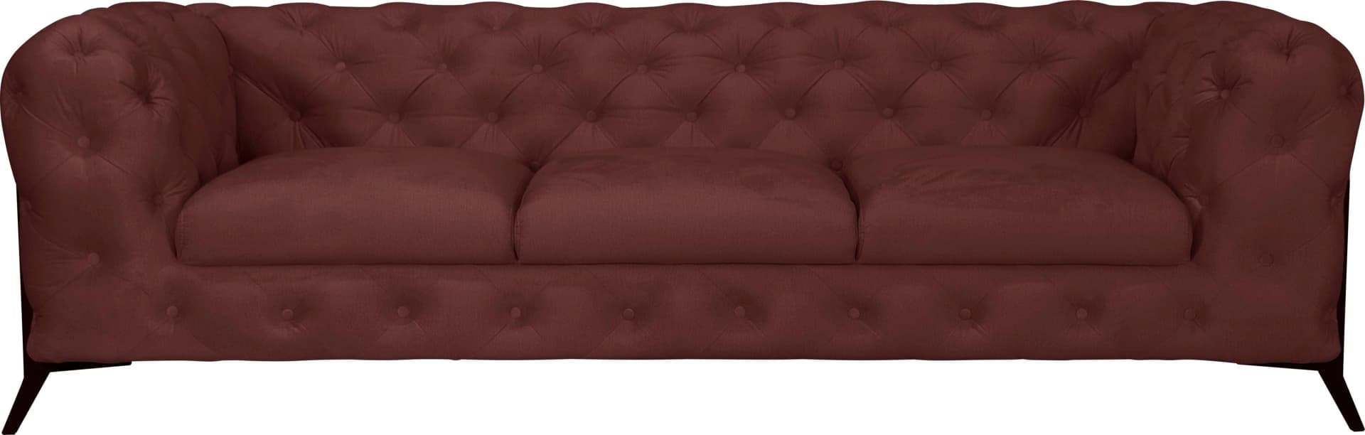 Home Affaire Chesterfield-Sofa Amaury Rosa Samtoptik