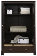 OTTO HOME Wäscheschrank Rauna Massivholz Kiefer Dunkelbraun Bild 5