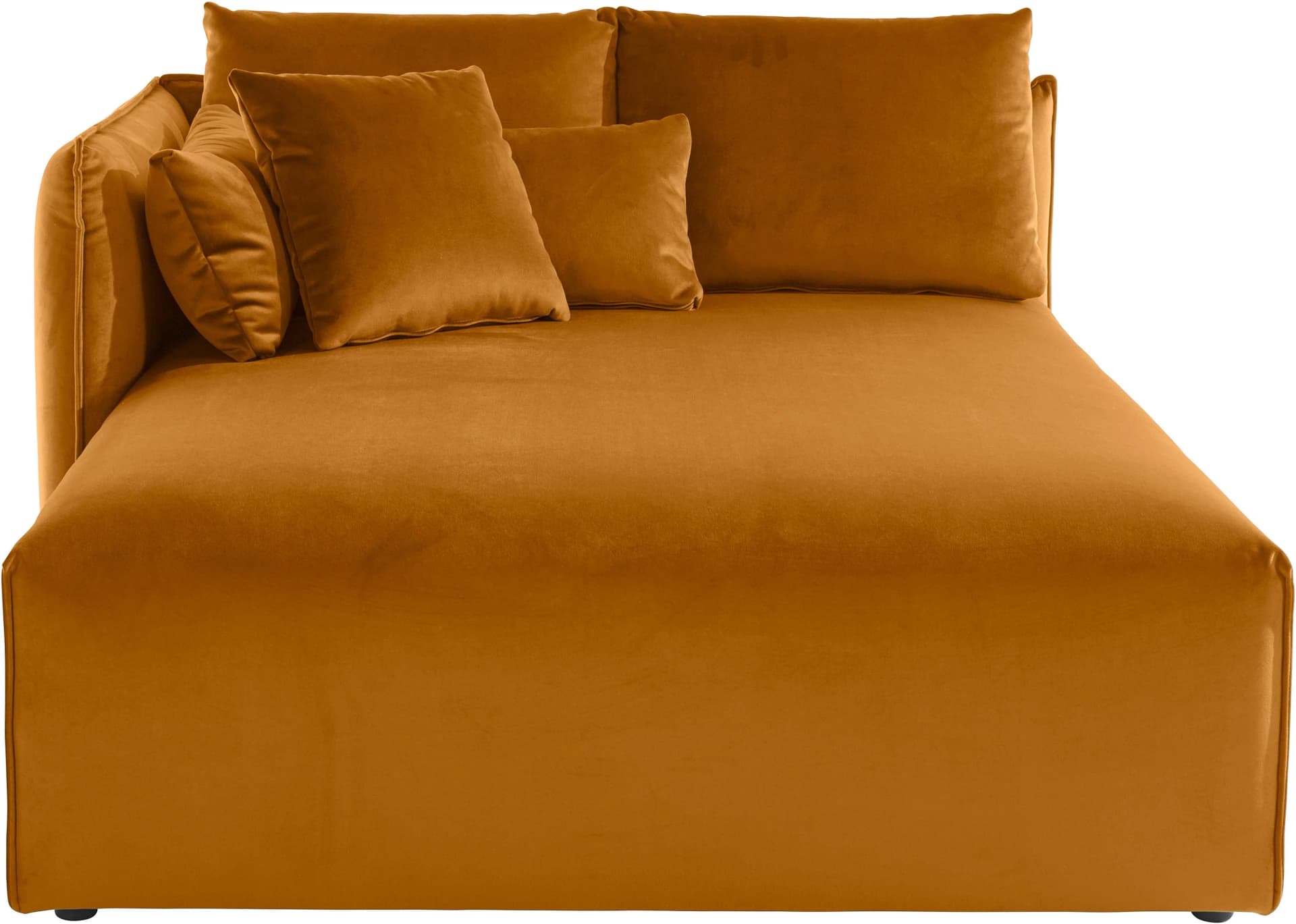 OTTO HOME Ottomane Nöre Gold Samtoptik Lounge-Modul