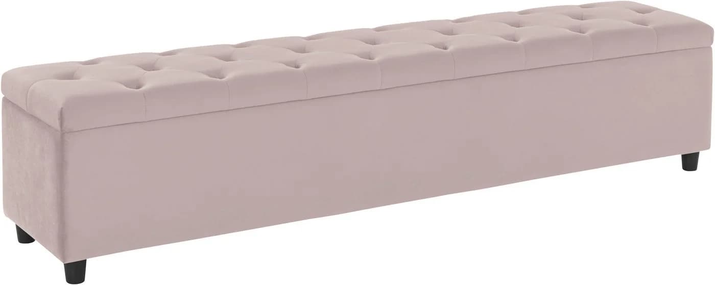 HOME AFFAIRE Bettbank Relaxy Beige Grau Gesteppt Mit Staufach - Bild 2