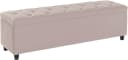 HOME AFFAIRE Bettbank Relaxy Beige Grau mit Stauraum Bild 2