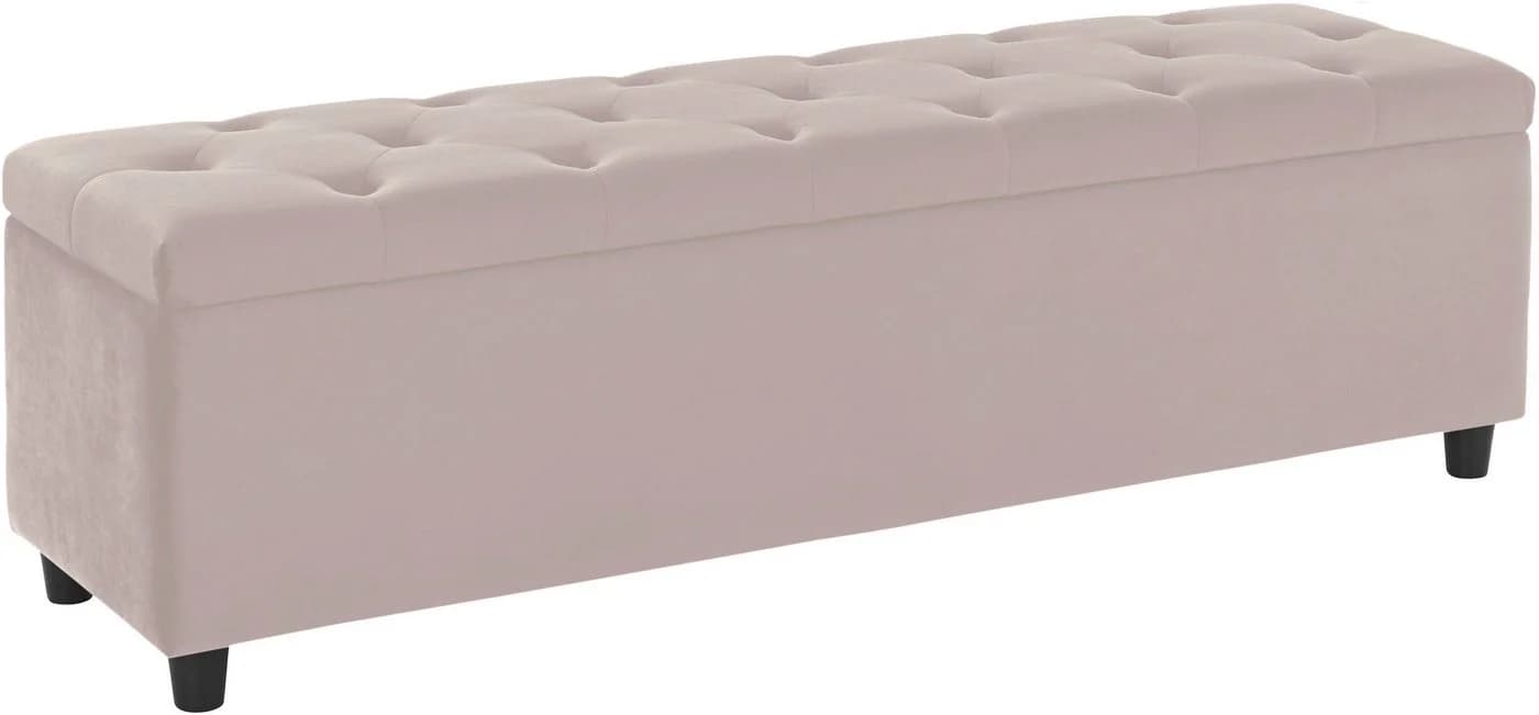 HOME AFFAIRE Bettbank Relaxy Beige Grau mit Stauraum - Bild 2